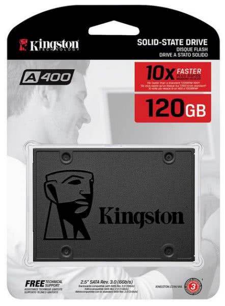SSD Kingston 120GB A400, 2,5", SATA3.0, 500/320 MB/s