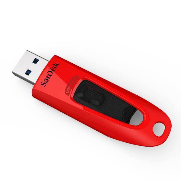 USB SanDisk 32GB ULTRA crveni  3.0, crvena, bez poklopca