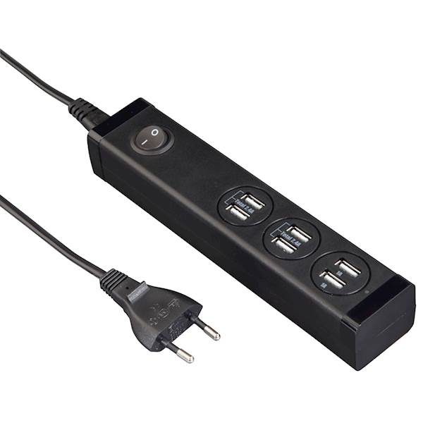 Produžni kabl HAMA USB Charging station, 6 ports