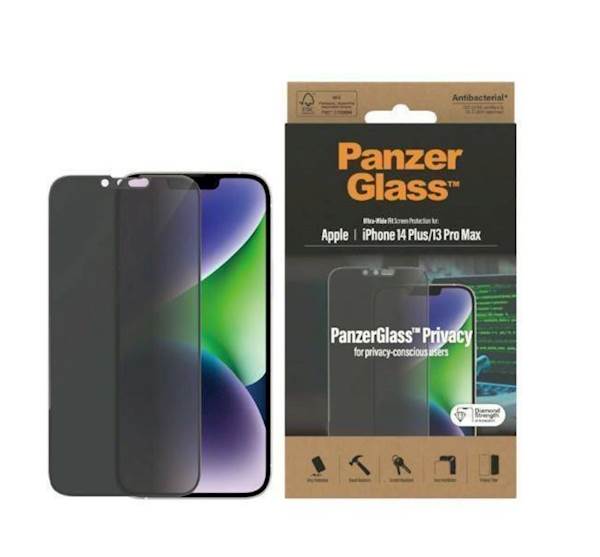 Zaštitno staklo PanzerGlass iPhone 14+/13 Pro Max Privacy