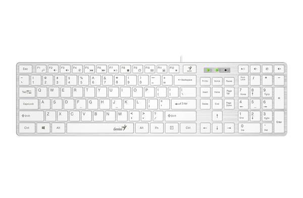 Tastatura Genius Slimstar 126 USB bijela
