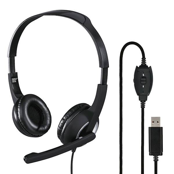 Slušalice Hama "HS-USB250" PC Office Headset, Crne