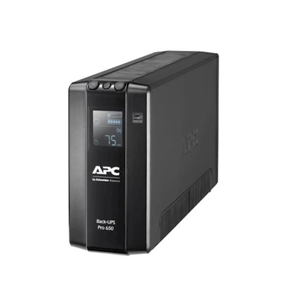 Back-UPS Pro APC, 650VA/390W, Tower, 230V, 6x IEC C13 utičnica, AVR, LCD, zamjenjiva baterija